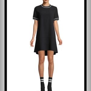 Rag & Bone crepe black and white dress
